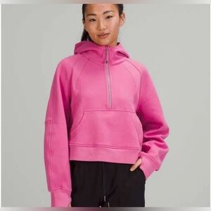 Lululemon Scuba Half-Zip Hoodie in Pink Blossom XS/S Gently Used